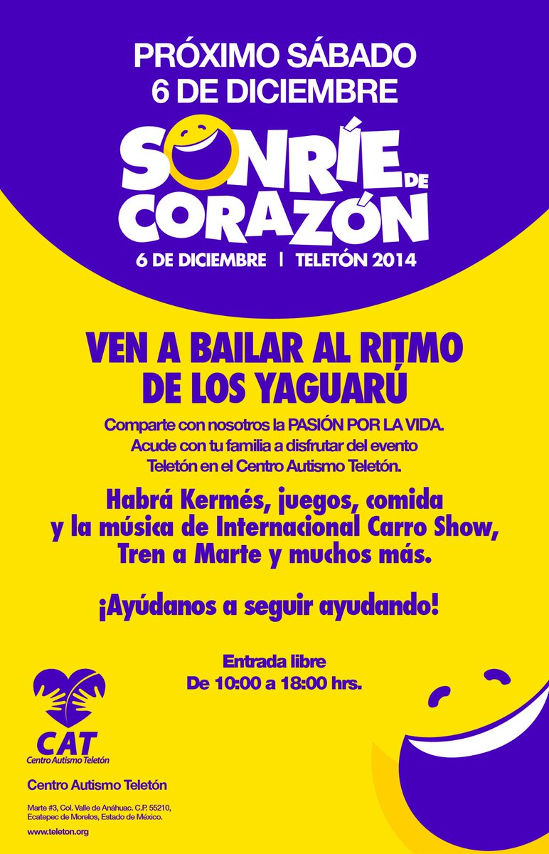 IncLabTeleton's tweet image. ¡Acompáñanos hoy de 10 a.m a 6 p.m! En Centro @autismoteleton la casa de Inclusión Laboral Teletón. #SonríedeCorazón