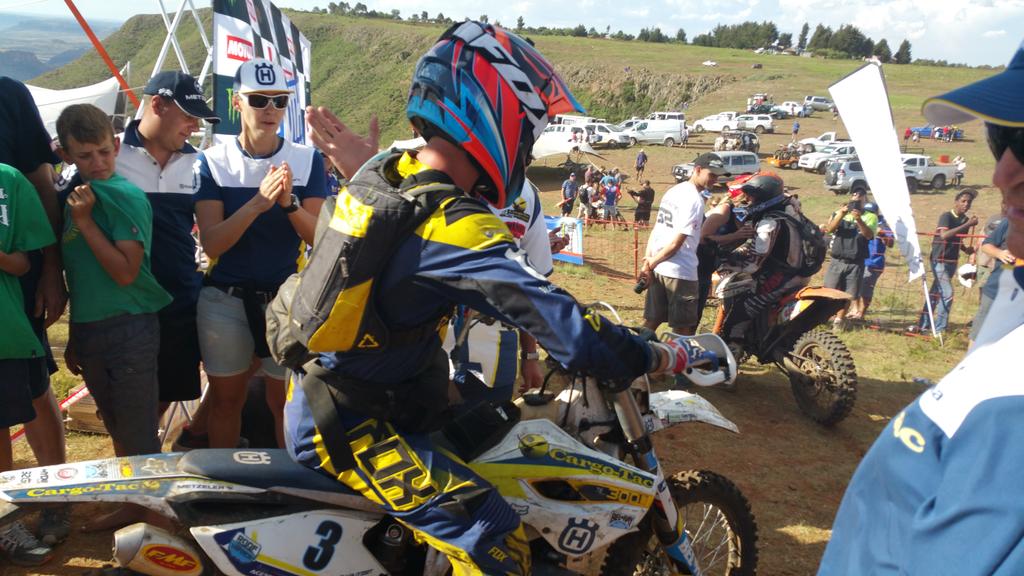 Blake rode his heart out.