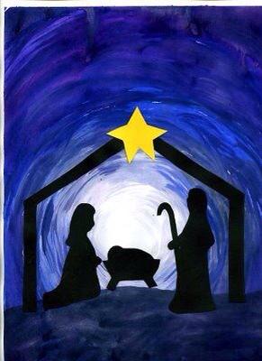 Tip #925:  silhouet kerststal thatartistwoman.org/2008/12/how-to…