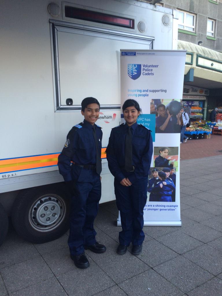 MPSBoleyn's tweet photo. Police Cadets are also at Queens Market pop over for a chat #CentralPromise http://t.co/Yj3B5KxFFT