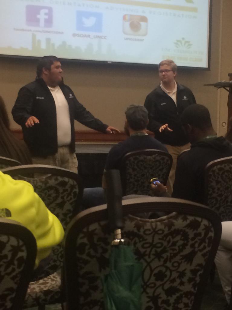 JTs_GirlForever's tweet image. Had fun learning some new chants at @SOAR_UNCC 2014!!! #UNCCSOAR #uncc #funny