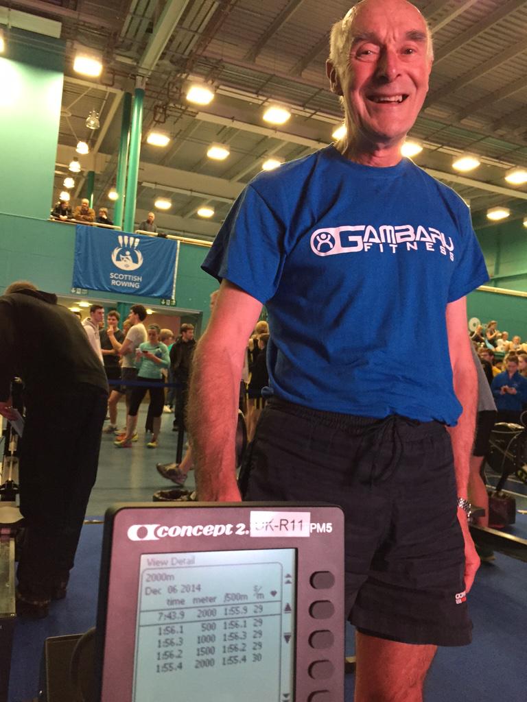 alexdunne's tweet photo. @ScottishRowing @concept2 @Concept2UK a new World Record for Geoffrey Knight in the M80-84H 7:43.9 #SIRC2014 http://t.co/gZ5PzWqvOL