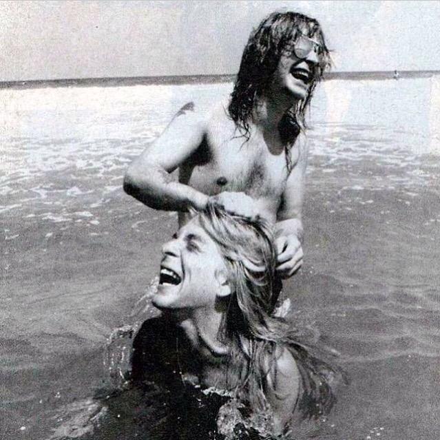 OzzyOsbourne's tweet photo. Happy Birthday Randy. I miss you everyday. Was this pic taken at a early version of @OzzFiesta? http://t.co/CGQQzyq79x