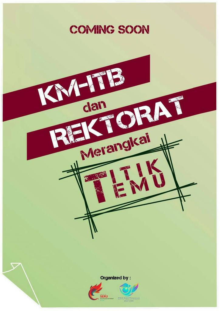 Recto2025's tweet photo. Ini dia saatnya KM ITB dan Rektorat membuka ruang komunikasi dan bergerak selaras. @arspraeparandi  @Himastron_ITB http://t.co/hphQSv4hyO