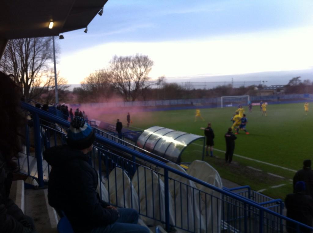 Siwoody's tweet photo. Feels like the San Siro derby! #curzonarmy #2-0 http://t.co/rrYVeT1hhz