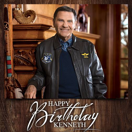  Happy Birthday Kenneth Copeland.
I celebrate you. 