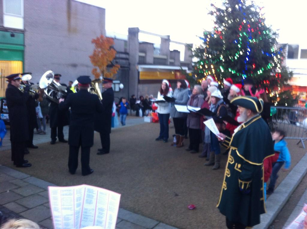 Finishing the Christmas on the Hill afternoon with St Mary's Players &amp; <a href="/staplehillband/">Staple Hill SA Band</a>. Christmas has started!