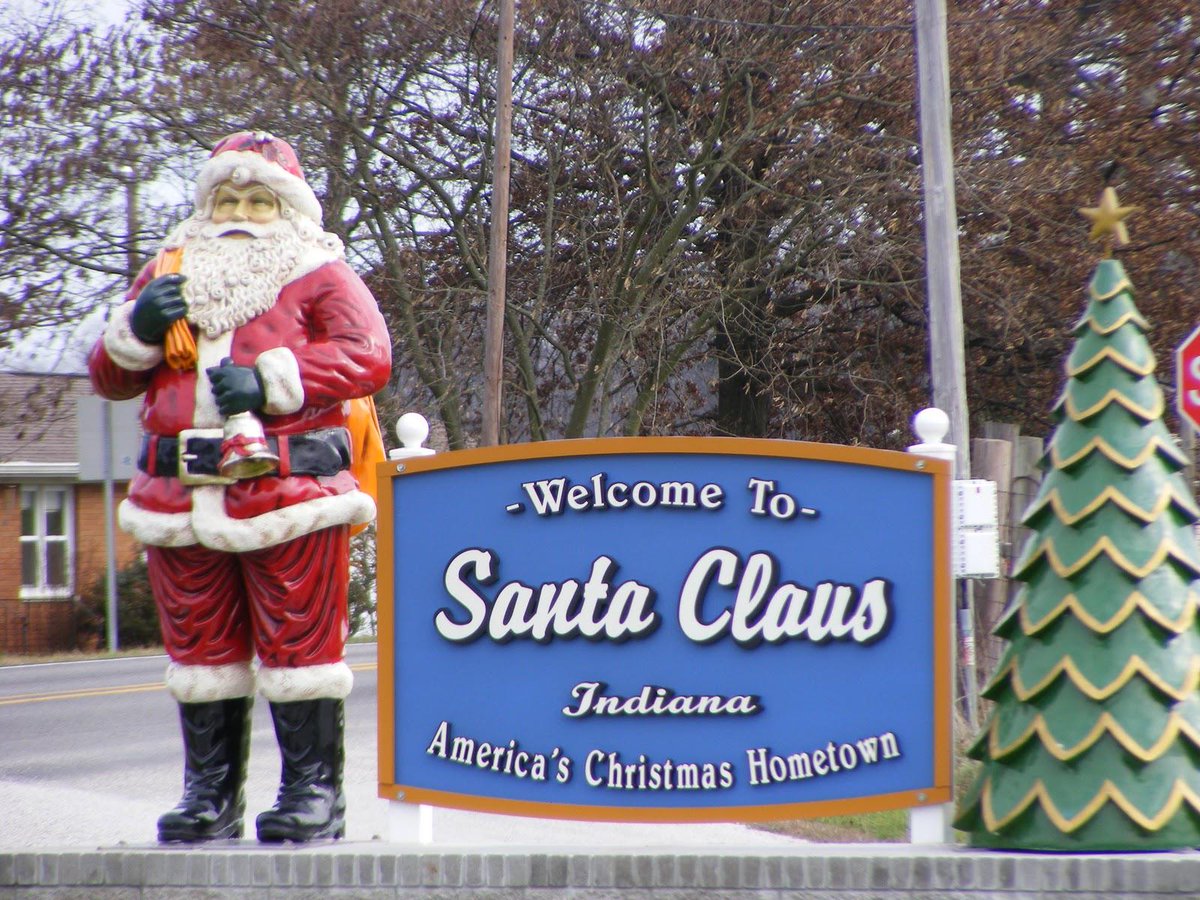 Go to Santa Claus, #Indiana this #holiday season! ow.ly/FrAgq  <a href="/VisitIndiana/">Visit Indiana</a> #Christmas <a href="/SantaClausInd/">Santa Claus, Indiana</a>