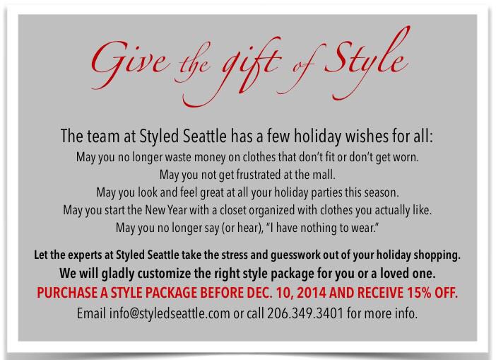 Four days left of our holiday sale! Give the gift every woman wants. #holidaygiftidea #seattle #shopping #Christmas
