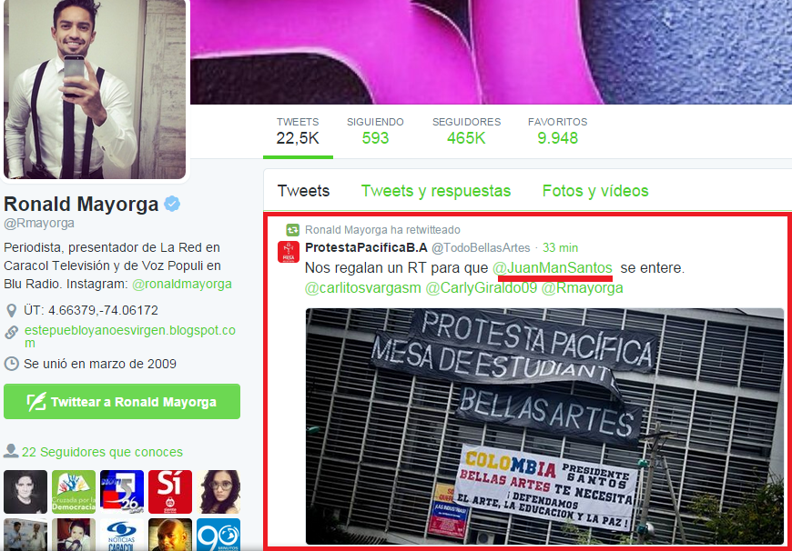 Protesta Pacifica  tweet media