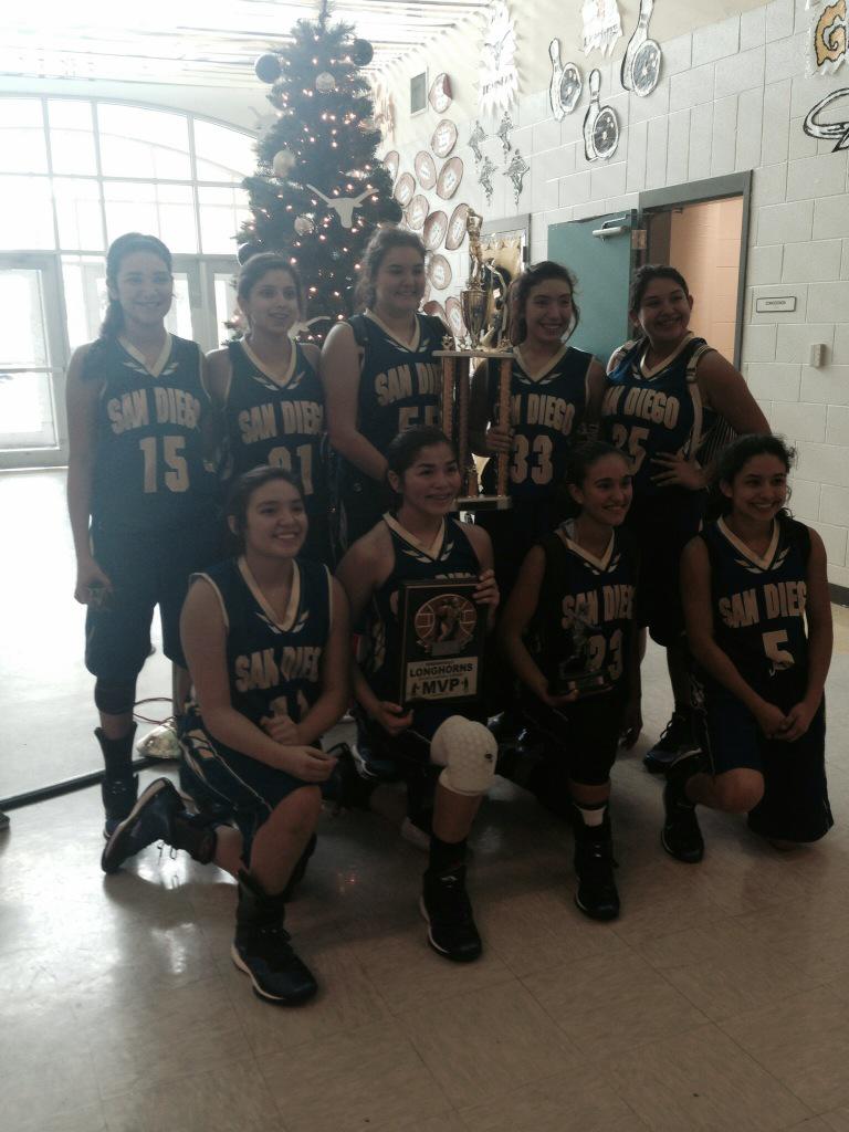 Lady Vaqueros Tournament champions!