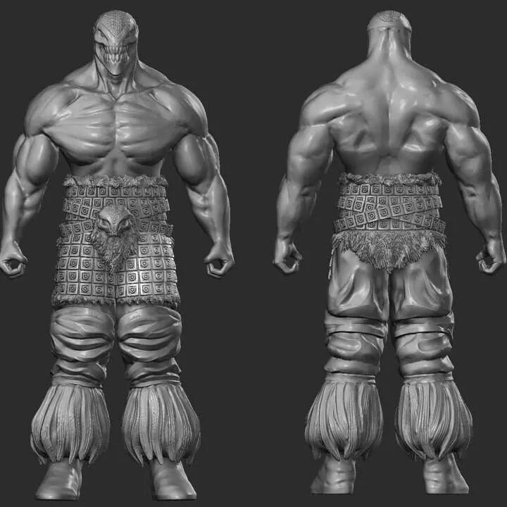 rlpicardo's tweet image. Modelado 3D en #ZBrush  de #spwan #medieval #Marvel