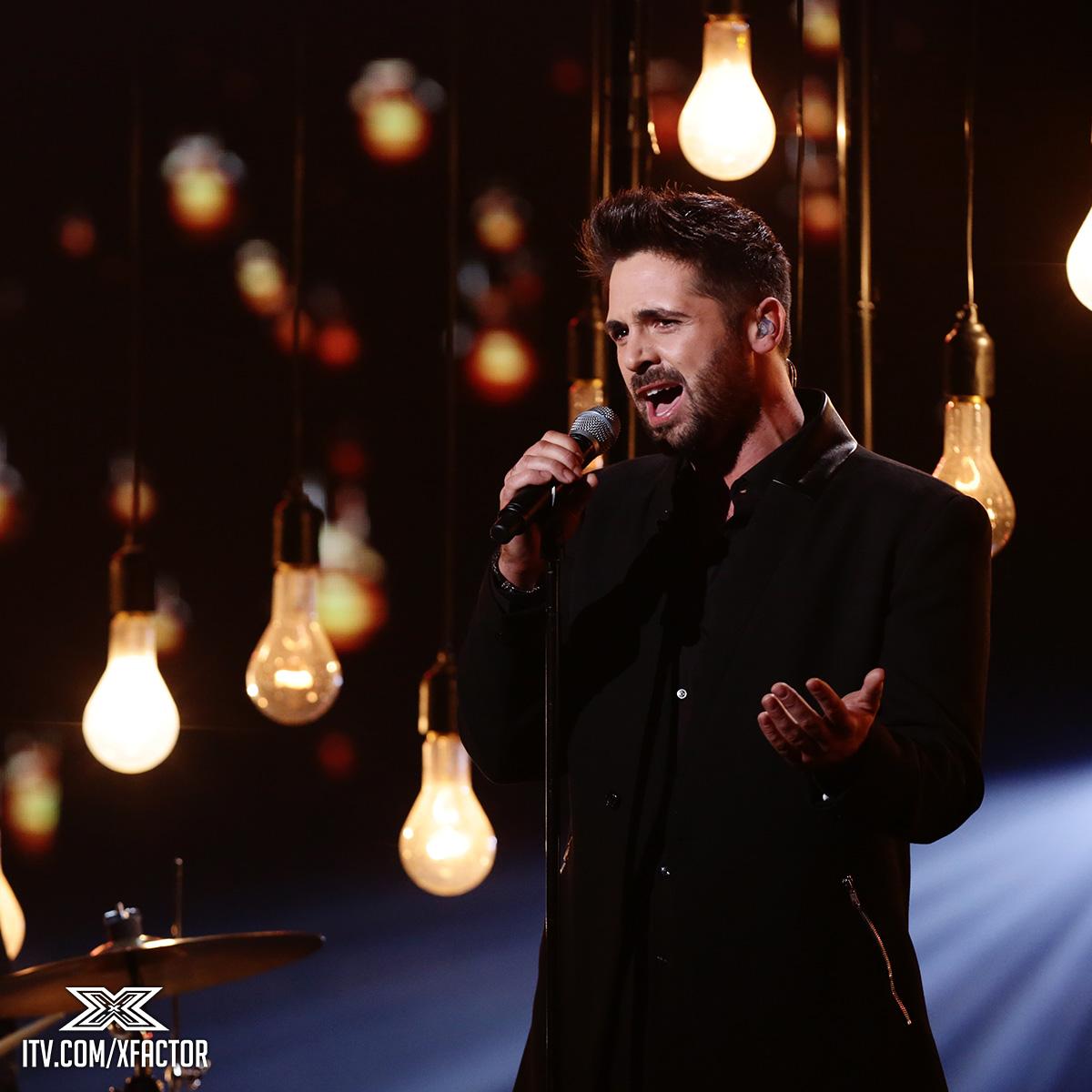 TheXFactor's tweet image. Hallelujah! It’s @bhaenow bringing so much gravel to Christmas he’s almost re-built the car park. #XFactorSemiFinal
