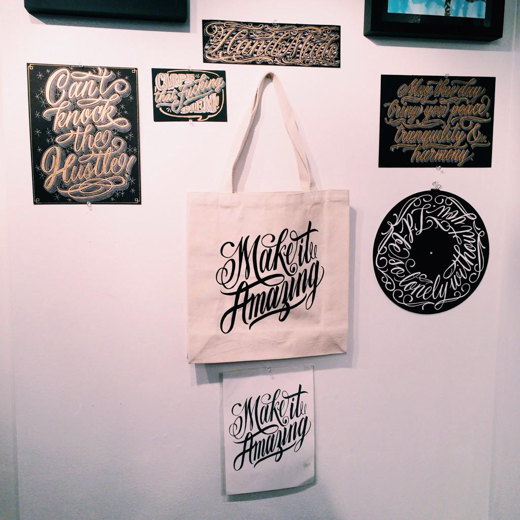 busgallery's tweet photo. Hand lettering #gifts available for the stylish friend in your life! until 8 pm today and 11-6 tomorrow #type #design http://t.co/jqQt7Wv6ir