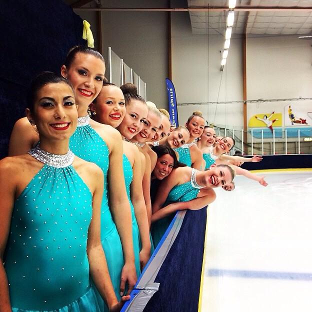 Amazing start for the competition season!We really skated our hearts out today and had such a great time one the ice💎