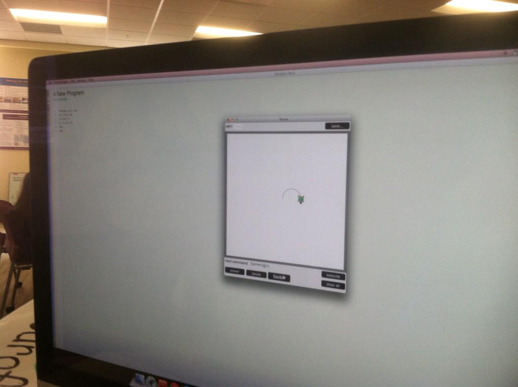 CB_Schneider's tweet image. @girlscouts using hackety hack during #hourofcode #girlswhocode @floridastate @StarsFSU @FSUCCI @GetInvolvedFSU