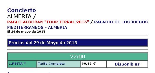 ClubFansPabloAl's tweet photo. FAMILIA me he saltado uno,así que hay 11 confirmados #NUEVO Concierto @pabloalboran Almeria-España 29 Mayo http://t.co/QjMY3kFgQB