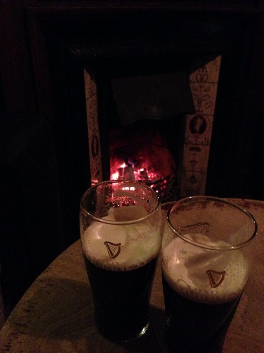 Dhu_Varren's tweet photo. It is raining and cold outside .. However we are happy. Harbour Bar Portrush - home from home. http://t.co/W8cr7LxBS6