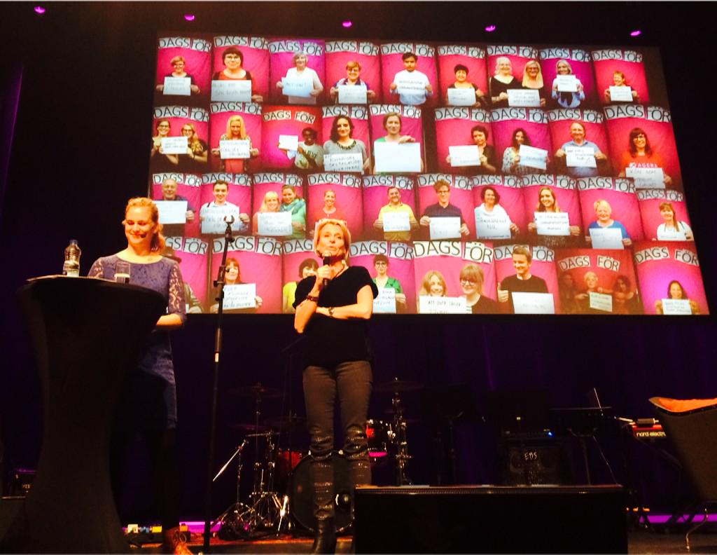 JennySonesson's tweet photo. Samtal om feminism på Rival i kväll arr @Kvinnolobbyn. Jämställdhetsministern först. #NF2014 http://t.co/dYEIyUsrkd