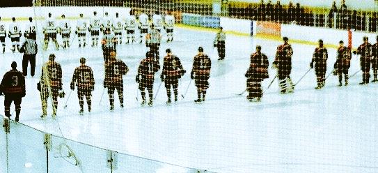 HamlineHockey's tweet photo. Game 2 tonight for the Pipes against Bethel at OJ Arena 7pm #WeDemBoyz #laypipe http://t.co/d9mEqohkap