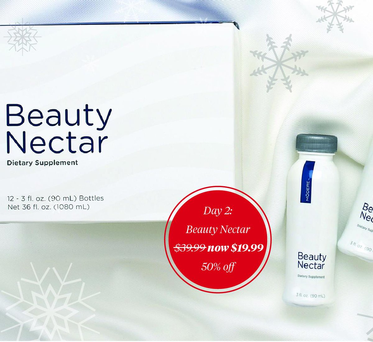 FreshEssentials's tweet image. On the 2nd Day of #StockingStuffersSale …50% off BEAUTY NECTAR! Feel good from the inside out. bit.ly/beautynectarsa…