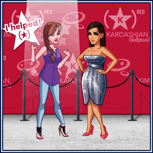 #KimKardashianGame  #IhelpedRED