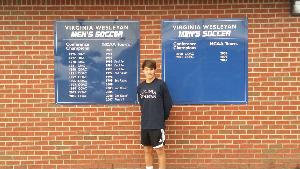 MK Sr, Todd Wilson, accepts an offer from Virginia Wesleyan College - 2015 soccer player and Psych major. Congrats!