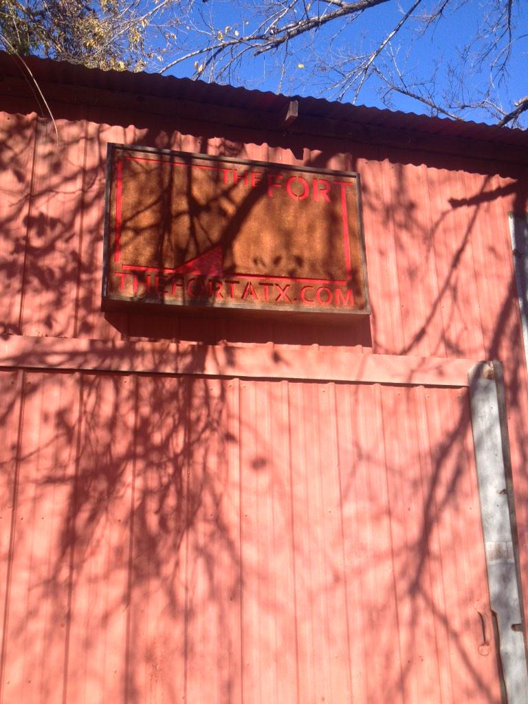 SparkCreativeSC's tweet photo. Visiting Austin and I found @theFORTatx ! - Jesse http://t.co/rnuwDUCQE0