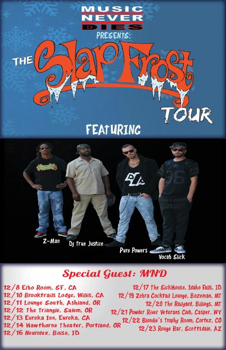 djtruejustice's tweet photo. Gonna be rolling with @MND14 &amp; @Simplenaturall on #slapfrosttour 9 states in the West. Brrrrr! http://t.co/IVcUz41Klq