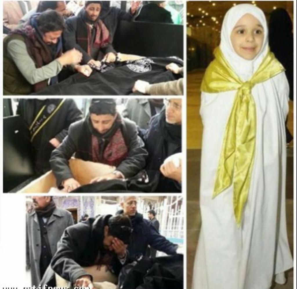 khasef_Alnael14's tweet photo. الملاك الصغير #تقى_الجشي قضت برصاص الحقد التكفيري ف طريق #سامراء حظيت بالشهادة ف طريقهالمعشوقهاالحسين #شهيدة_الأربعين http://t.co/eF4cQzuqDw