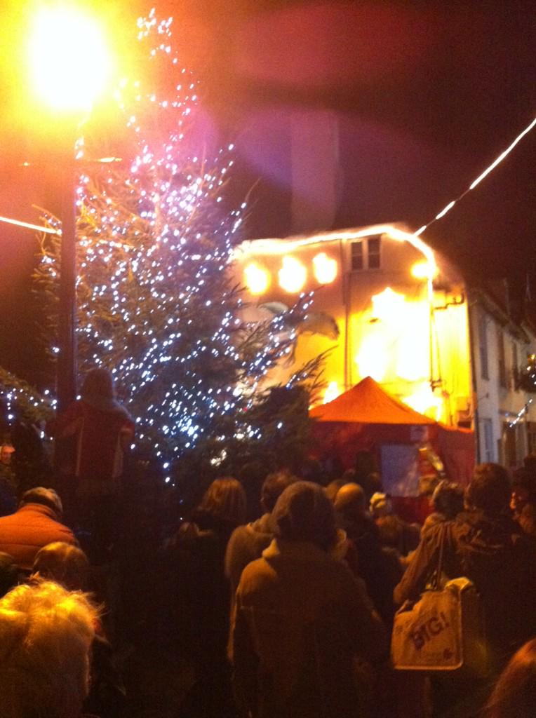 The lights are on. It's officially the start of Christmas