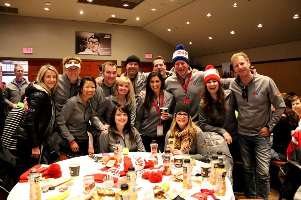 cbernardi's tweet photo. @24hTremblant Bell Media (Ottawa) group shot! @YourSecondSkin  #ActivateYourSecondSkin http://t.co/fcGoI5lEew
