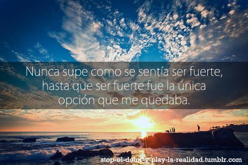 sonrisaparallev's tweet photo. "Cuando el suelo te traicione y tu mundo colapse, sólo necesitas aferrarte fuerte. Y no importa nada...no te rindas." http://t.co/00keOxGqPx