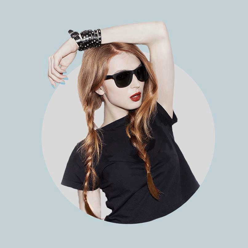 Hair_WardrobeUS's tweet photo. Red on red. We like it when things match. #casual #hair #redlip http://t.co/KPaWHpzar0