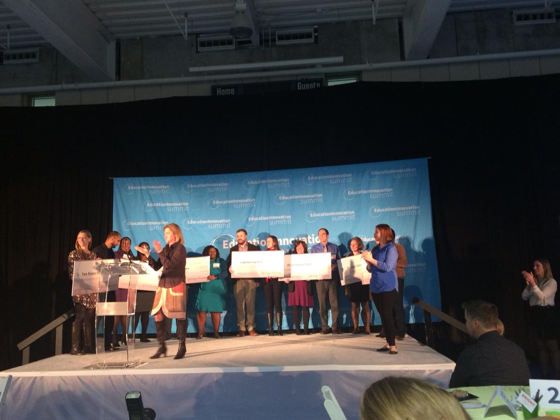 BethGambaSteel's tweet photo. Happy to celebrate w 7 new Breakthrough SchoolsDC grant winners at today's #EdInnovationSummit http://t.co/m72M9j0Jt7