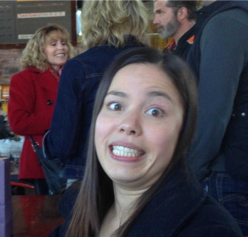 Garyanne89's tweet photo. To feel your face or not to feel your face #thatisthequestion #tisnotnobler #hellojoanrivers #byebyeallison #sadface http://t.co/sQpyrNpR6P