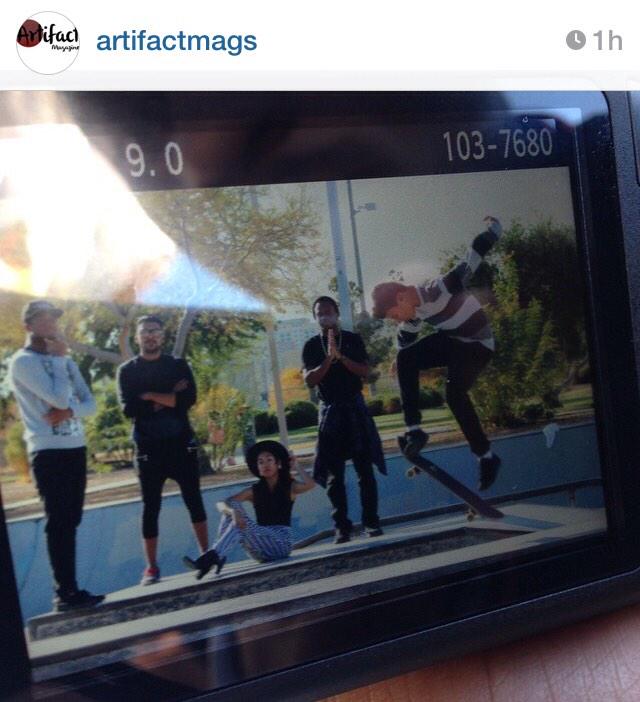 JudyAnnBBB's tweet photo. A little preview from the photoshoot today #artifactsmag @ishopmaverick clothing line http://t.co/q3483ToWAE