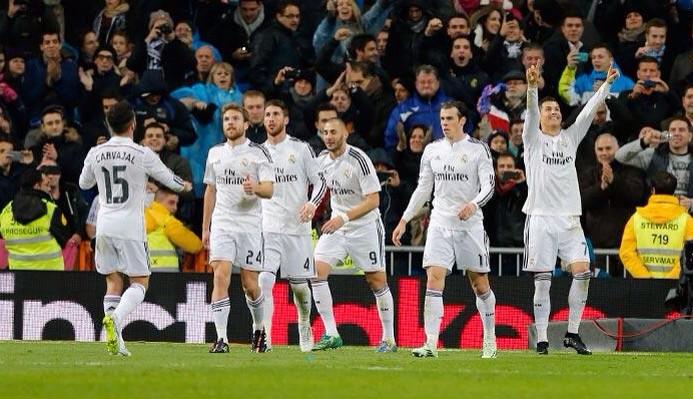 MrAncelotti's tweet photo. Thanks team for achieving this record that belongs to us all. @realmadrid http://t.co/ZN7jC9QGy0