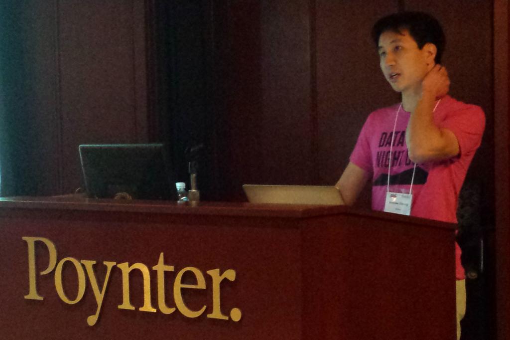 stevebuttry's tweet photo. .@AndrewCheung88 does @tableau demo for #hackleaders. http://t.co/72dVaAuEq3
