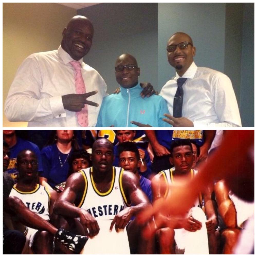 THEN \u0026 NOW: Blue Chips The Movie 1994 looking at us today in 2014 @SHAQ  (Neon) @BlackAssChi (Tony) @Iam1Cent (Butch), image size:1000x1000