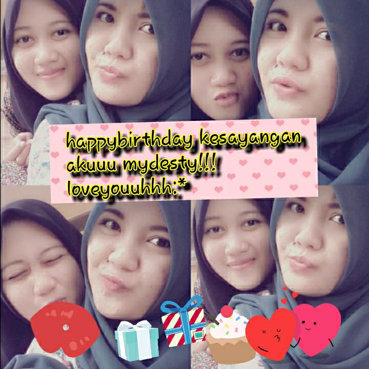 IndahayuAP's tweet photo. happybrthday myentuuull akuu mybesty desty @Ntydesty lopeyouhhh http://t.co/NnXbQeJCng
