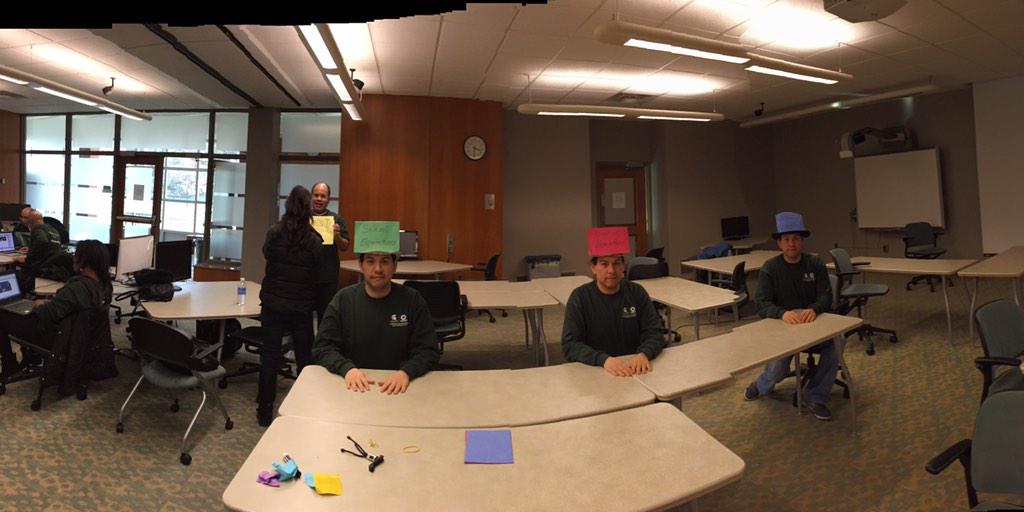 bwaychi's tweet photo. Leadership Activity #competingexpectations #differenthats #MSUrbanSTEM http://t.co/7xjptfqKKT