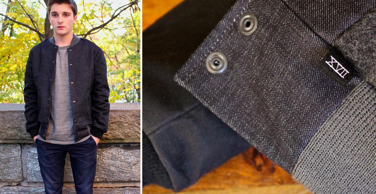 New York's <a href="/UnwashedDenim/">Unwashed Denim</a> uses 13.5 oz raw denim to update the classic bomber jacket hntd.ch/1A1O9l7