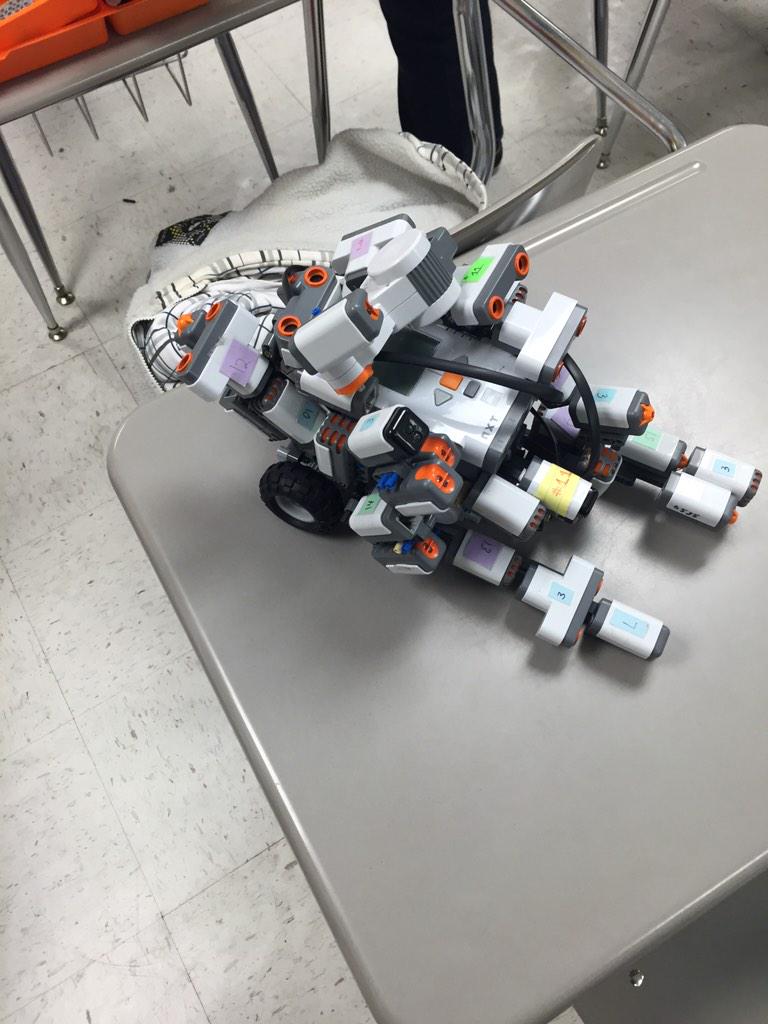 82TweetMe82's tweet photo. Our sensor robot. lol from robotics http://t.co/NEc2bSFisp