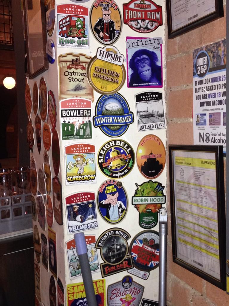 LHBCo's tweet photo. Good representation of @langtonbrewery in the exchange, Leicester! http://t.co/KKgi7w83fX
