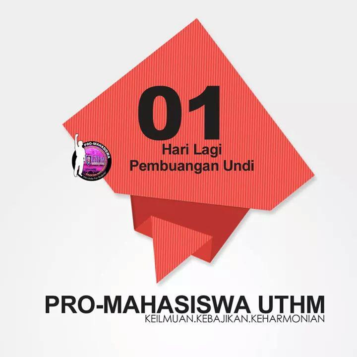ProM_UTHM's tweet photo. ::::ALERT::::

1 DAY TO GO....

Keep support #ProM_UTHM guys
#PMPPUTHM
#PRKUTHM http://t.co/ru0bCpXD9u