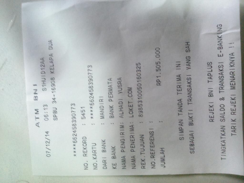 adiyusra's tweet photo. @loketid min saya baru transaksi tiket online DWP, tapi alamat email saya baru saya cek salah, gmn solusinya min? http://t.co/ZF5iWsllX4