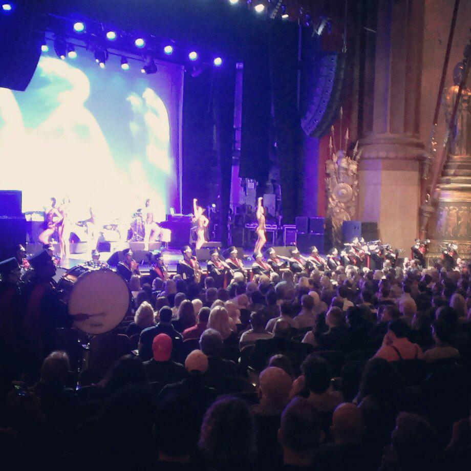TrueColorsUnite's tweet photo. Let the show begin! @BalletTwist kicks off the 4th Annual @CyndiLauper &amp; Friends: #Home4Holidays! http://t.co/V1b4OnBrLq