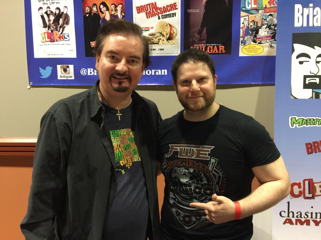 JordanFWE's tweet photo. Fun day promoting @FWEWrestling with @FWEConrad - I even got asked to sign a @FightOwensFight autograph no clue why. http://t.co/I2AhMSUpmf