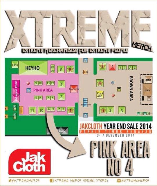 Haaaaaaai guys, today is hari terakhir jakcloth. Jangan lupa mampir ke booth <a href="/XtremeMerch/">X T R E M E 𖤐₆₆₆</a> yaaaaa. Serbu barangnya!!